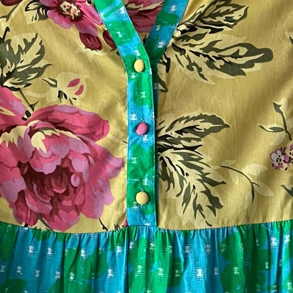 Oh My Stars Multi Color/Patch Floral Dress - Picture 11 of 11